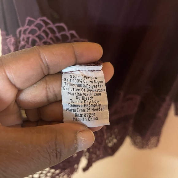 Johnny Was Assic Embroidered Top Tunic Size Medium Next To New Condition - Picture 9 of 9